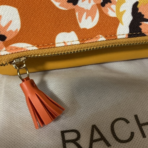 Rachel Pally Reversible Clutch Peach/ Gold with Dust Bag - Picture 2 of 5